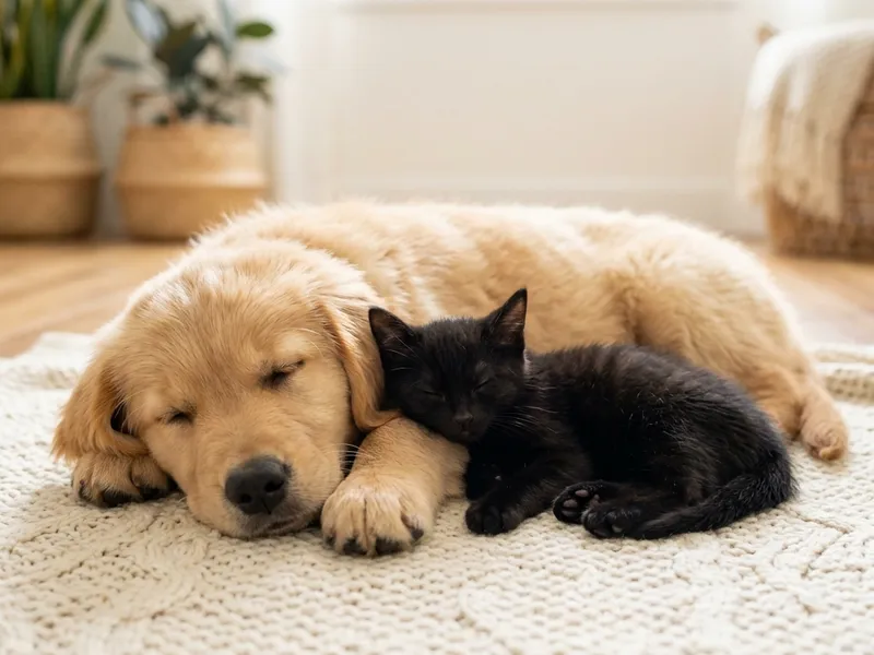 Pets ready for transport